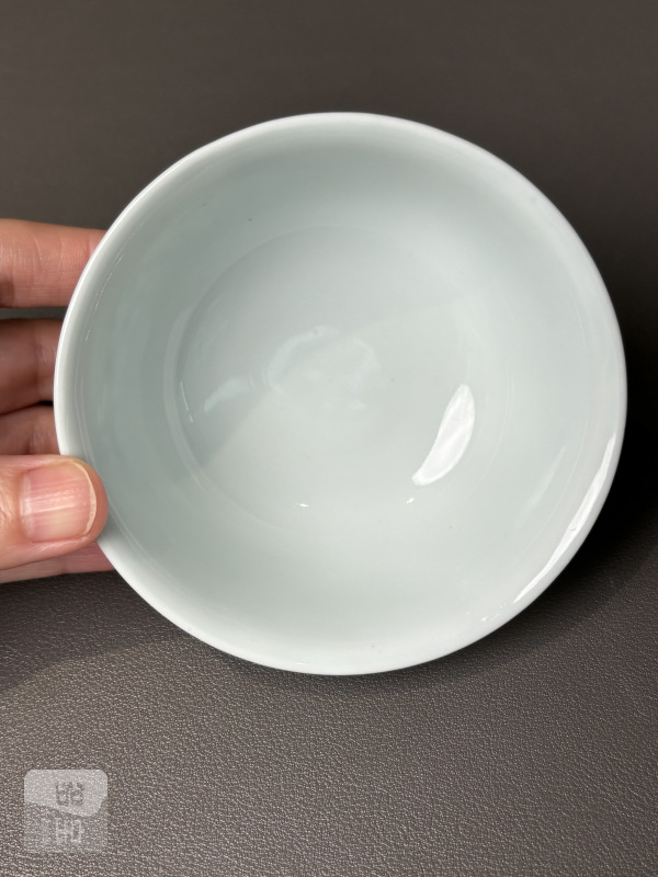 清雍正 青花高士图茶圆 - 图7